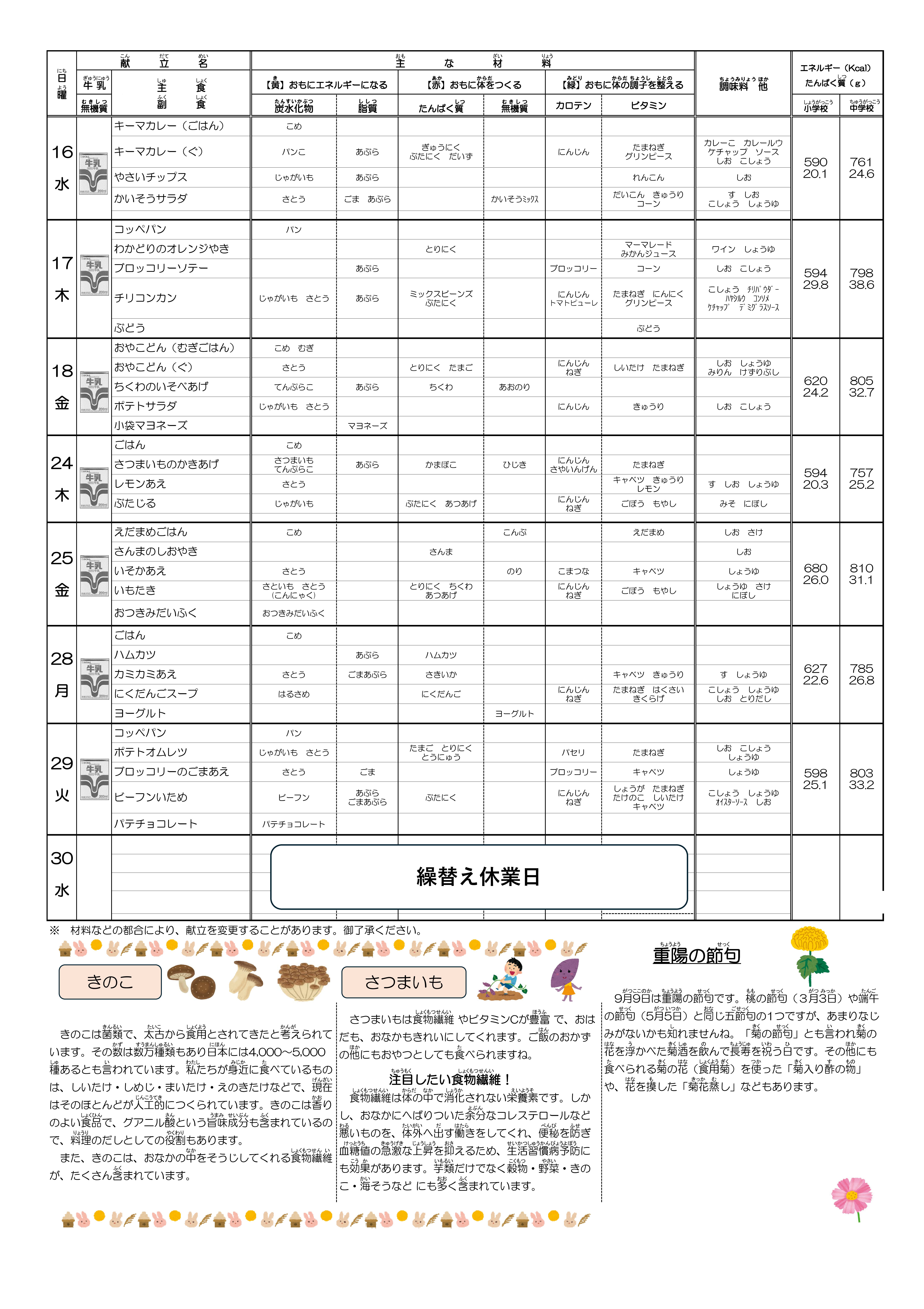 2026.9  火木小中献立-02
